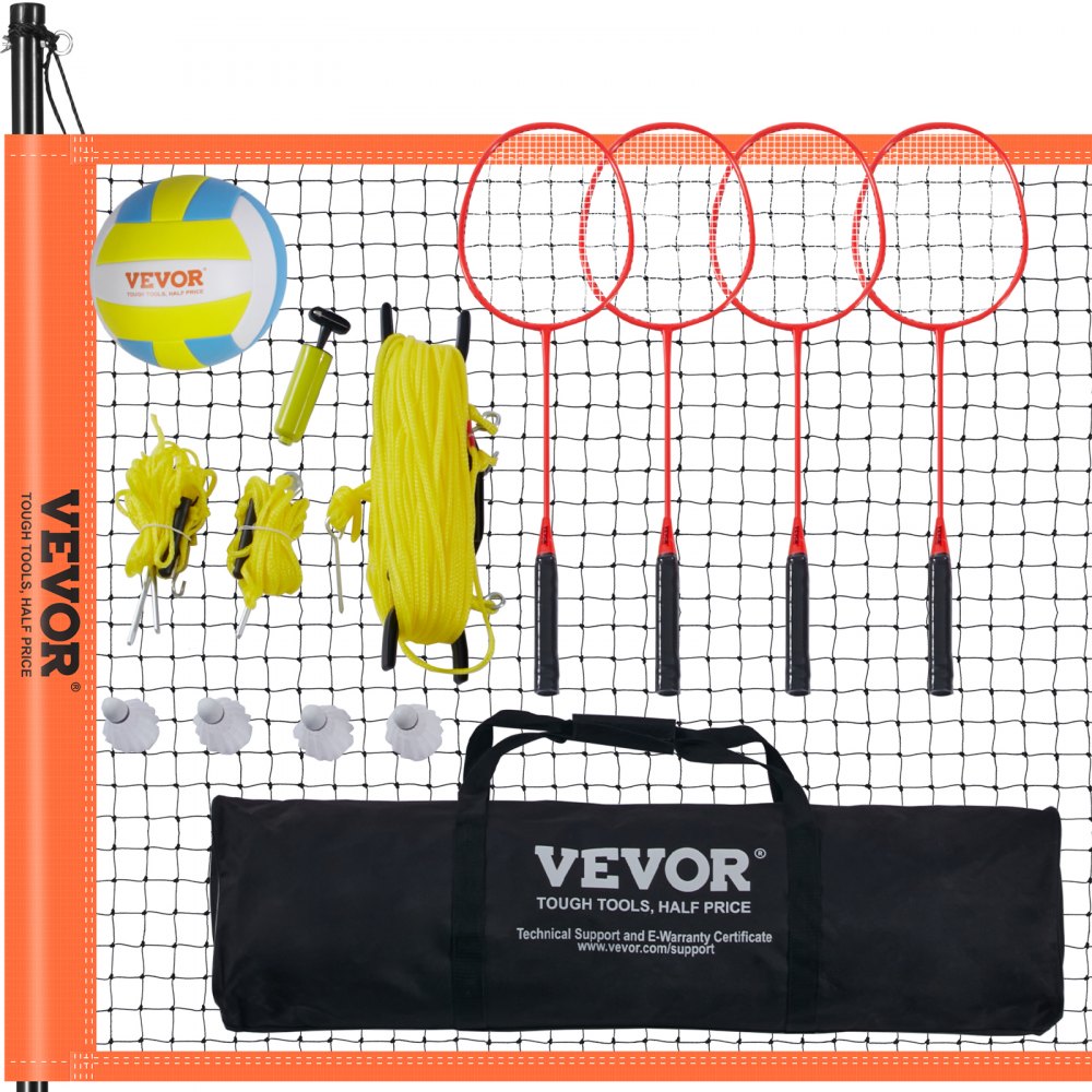 Vevor - Volleyball & Badminton Set